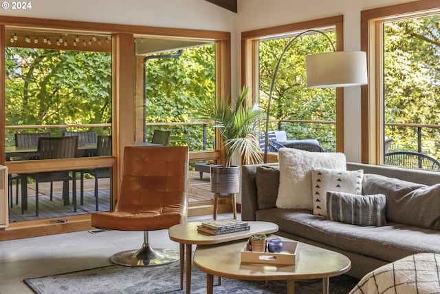 sunroom / solarium with plenty of natural light
