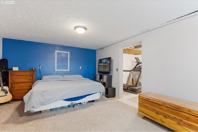 26127 NW Williams Canyon Rd, Gaston, OR 97119 - bedroom featuring carpet and a textured ceiling