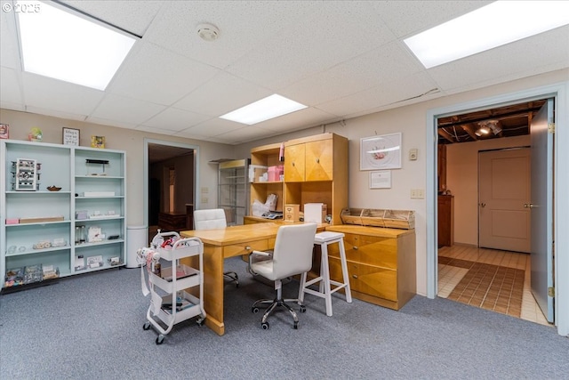 26127 NW Williams Canyon Rd, Gaston, OR 97119 - office space with carpet floors and a drop ceiling