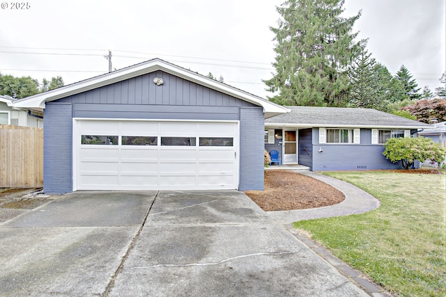 21408 SE Main St, Gresham, OR 97030 - ranch-style house with brick siding, concrete driveway, and a garage