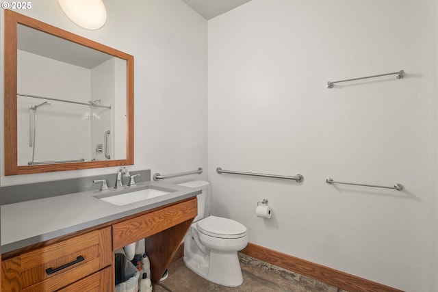 10771 E Langell Valley Rd, Bonanza, OR 97623 - bathroom with vanity and a shower