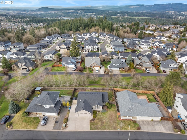 birds eye view of property featuring a residential view