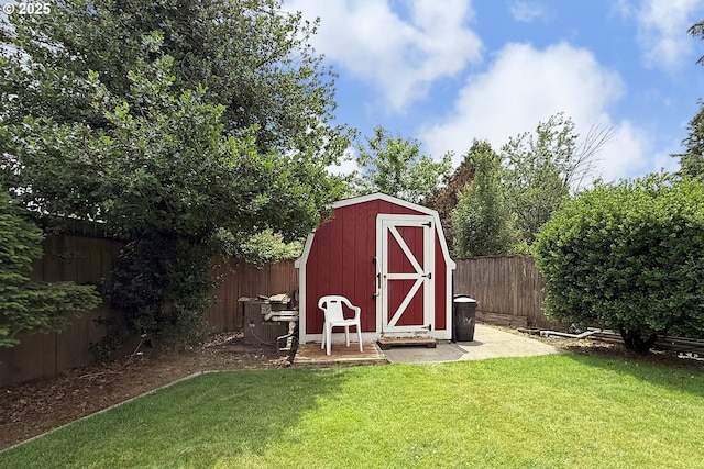 13275 NE Thompson Ct, Portland, OR 97230 - view of shed with a fenced backyard