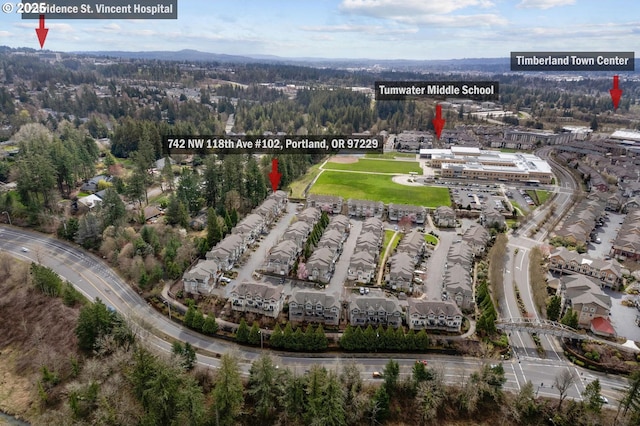 742 NW 118th Ave Unit 102, Portland, OR 97229 - view of property location with nearby suburban area