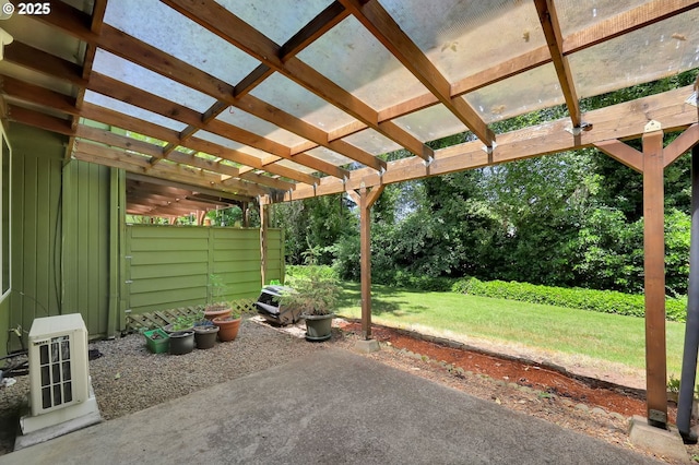 1308 Quaker St, Eugene, OR 97402 - view of patio / terrace featuring a pergola