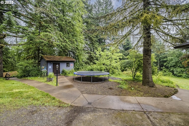 21445 NE Ornduff Rd, Hillsboro, OR 97123 - view of home's community featuring a trampoline and an outdoor structure