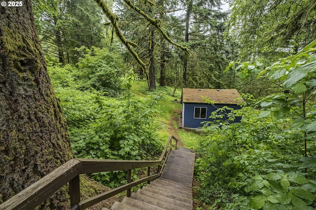 21445 NE Ornduff Rd, Hillsboro, OR 97123 - exterior space with a forest view