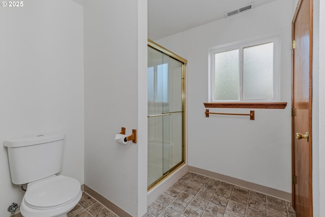 3116 NE 108th Ave, Portland, OR 97220 - full bath with baseboards, toilet, and a stall shower