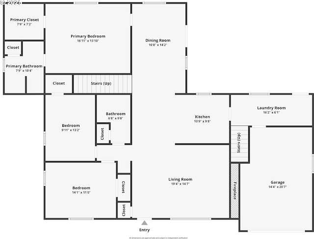 3116 NE 108th Ave, Portland, OR 97220 - home floor plan