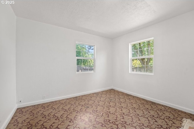 161 1st St, Dillard, OR 97432 - empty room featuring a textured ceiling, baseboards, and carpet