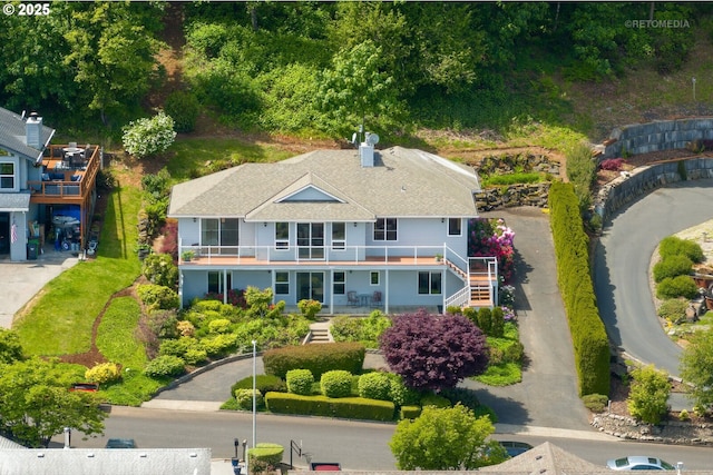 1855 9th St, Columbia City, OR 97018 - view from above of property