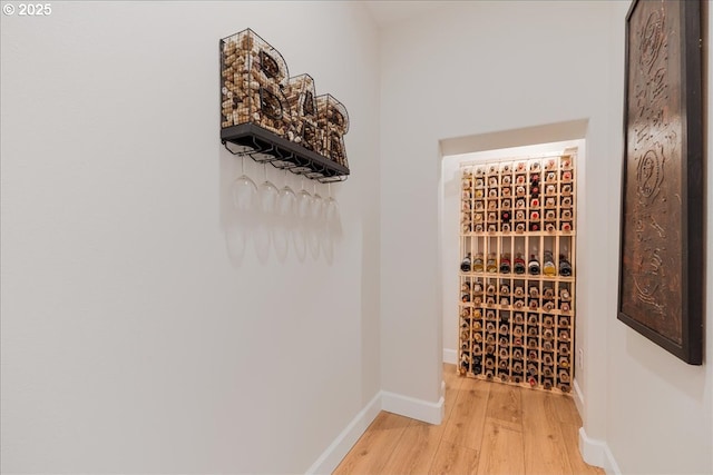 23680 SW Robson Ter, Sherwood, OR 97140 - wine room with wood finished floors and baseboards