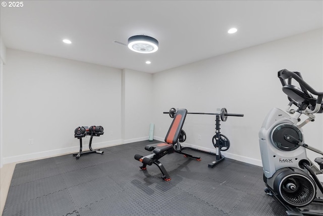 23680 SW Robson Ter, Sherwood, OR 97140 - exercise area featuring recessed lighting