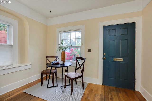 5851 NE 12th Ave, Portland, OR 97211 - dining room featuring healthy amount of natural light, wood finished floors, and baseboards