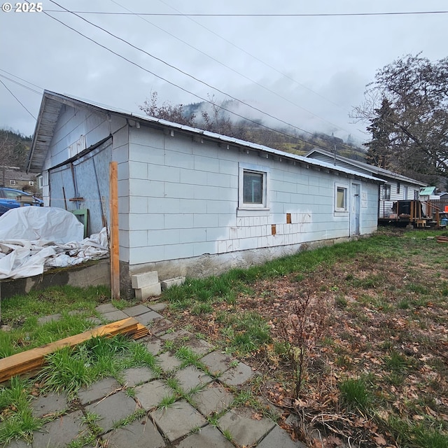 view of back of property