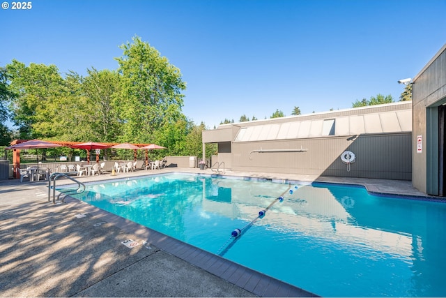community pool featuring a patio