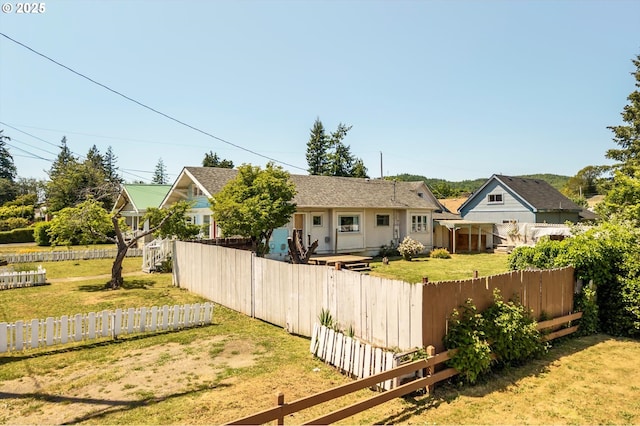 470 W 4th St, Coquille, OR 97423 - view of rear view of house