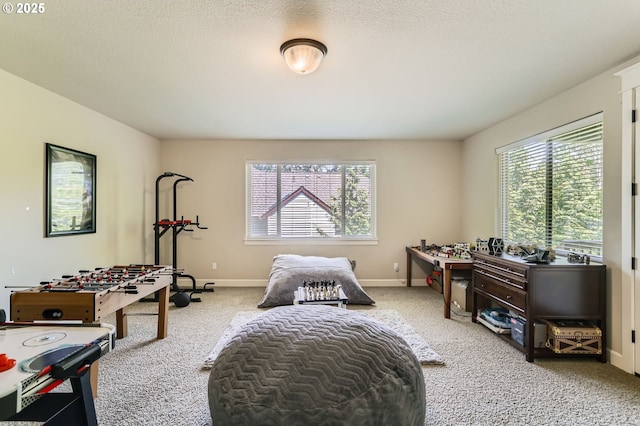 10183 NW Crossing Dr, Portland, OR 97229 - rec room featuring carpet floors and baseboards