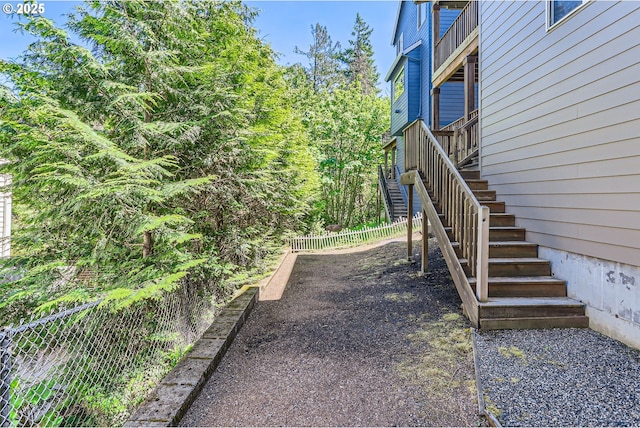 10183 NW Crossing Dr, Portland, OR 97229 - view of yard with stairs
