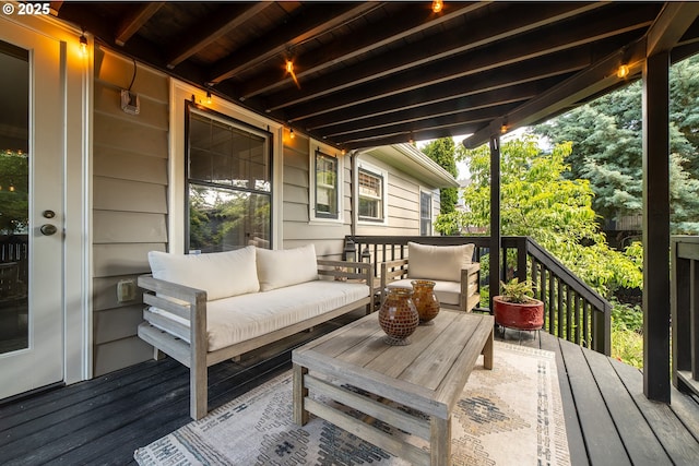 4052 NE 22nd Ave, Portland, OR 97212 - deck with outdoor lounge area