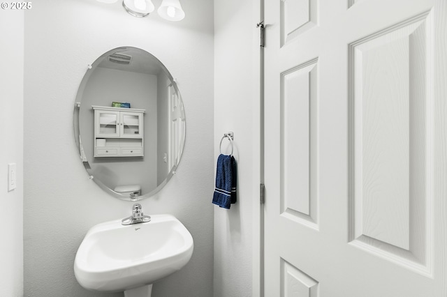 bathroom with a sink