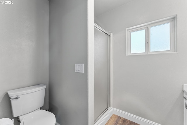 15263 Oceanview Dr, Brookings, OR 97415 - full bathroom featuring a shower stall, wood finished floors, and vanity