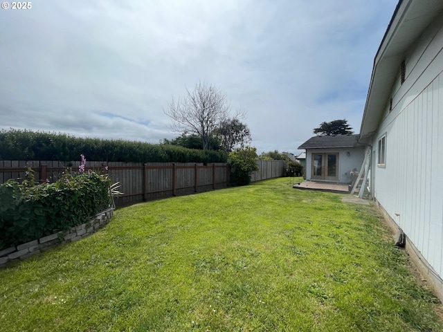 755735 Bluff Ave, Bandon, OR 97411 - view of yard featuring french doors
