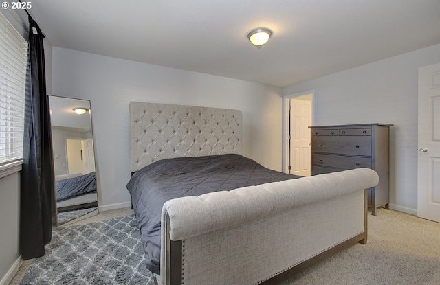 bedroom featuring carpet floors