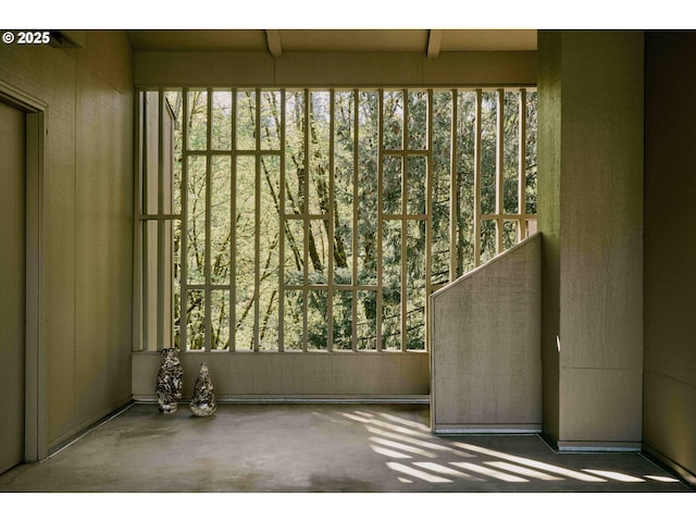 spare room featuring plenty of natural light