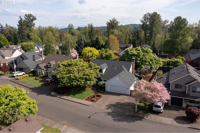 birds eye view of property featuring a residential view