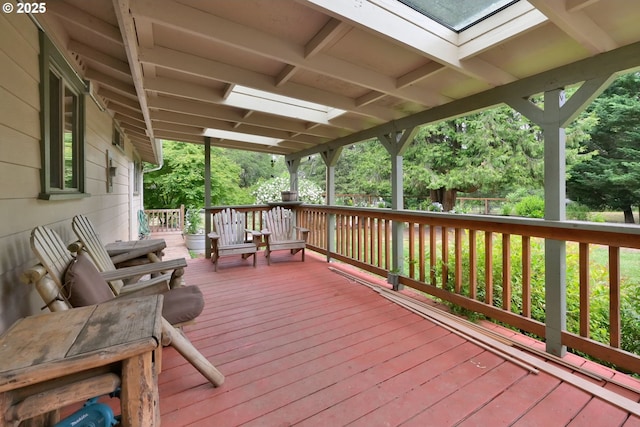86680 Territorial Hwy, Veneta, OR 97487 - view of wooden terrace