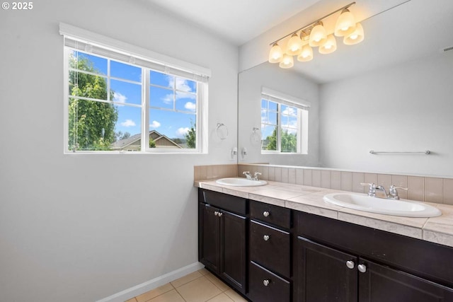 2344 SE 16th Aly, Gresham, OR 97080 - full bath with double vanity and tile patterned flooring