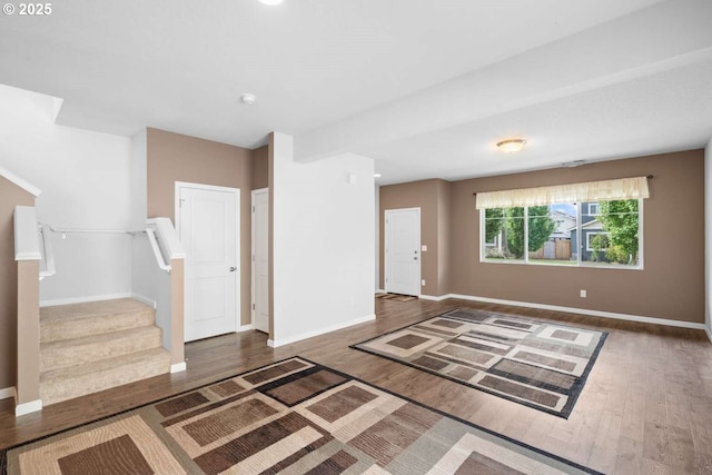 2344 SE 16th Aly, Gresham, OR 97080 - foyer with wood finished floors and stairs