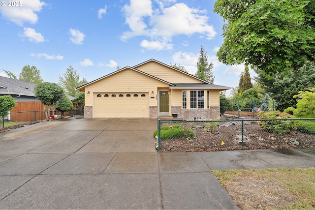 2176 SE 63rd Ave, Hillsboro, OR 97123 - ranch-style house featuring brick siding, driveway, and an attached garage