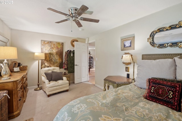 15785 SW Bull Mountain Rd, Portland, OR 97224 - carpeted bedroom with a ceiling fan and baseboards