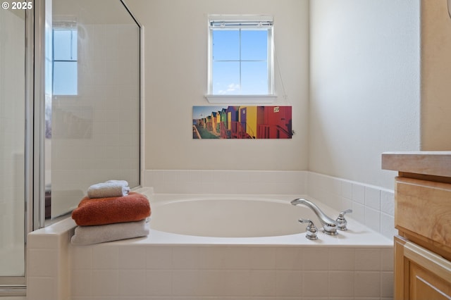 17146 SE 23rd Dr Unit 20, Vancouver, WA 98683 - full bathroom with a bath, vanity, and a shower with door