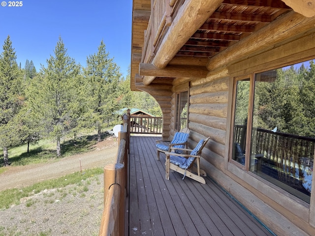44552 Red Boy Rd, Granite, OR 97877 - view of wooden deck