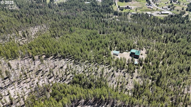 44552 Red Boy Rd, Granite, OR 97877 - aerial overview of property's location featuring a forest