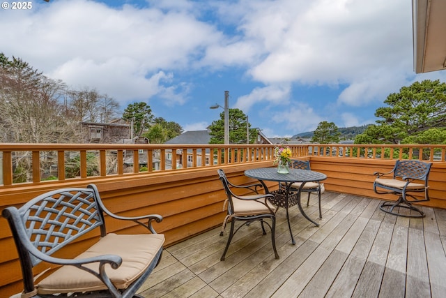123 S Hemlock St # 201, Cannon Beach, OR 97110 - view of wooden terrace