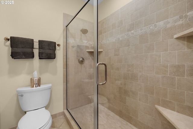 123 S Hemlock St # 201, Cannon Beach, OR 97110 - bathroom with toilet and tiled shower