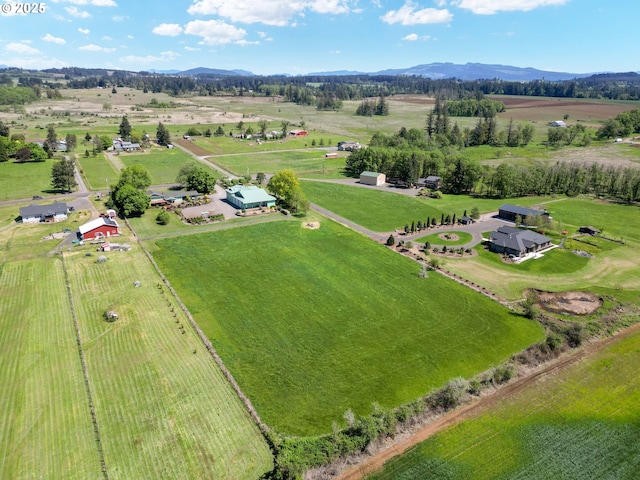 41266 Manitau Rd SE, Stayton, OR 97383 - overview of rural landscape featuring a mountain backdrop