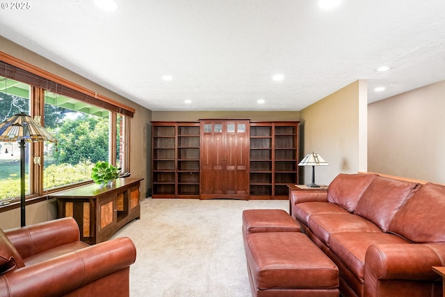 41266 Manitau Rd SE, Stayton, OR 97383 - living area with recessed lighting and light colored carpet