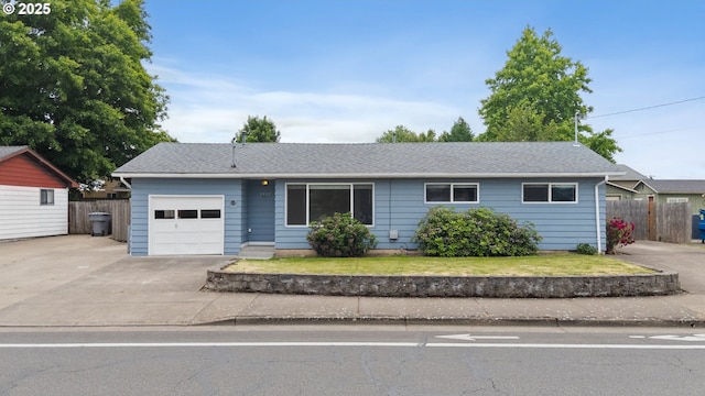 2222 34th Ave, Albany, OR 97322 - ranch-style home featuring a garage and concrete driveway