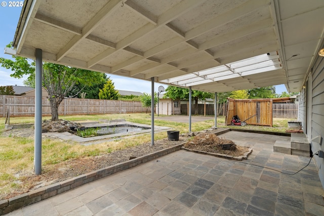 2222 34th Ave, Albany, OR 97322 - fenced backyard featuring a patio