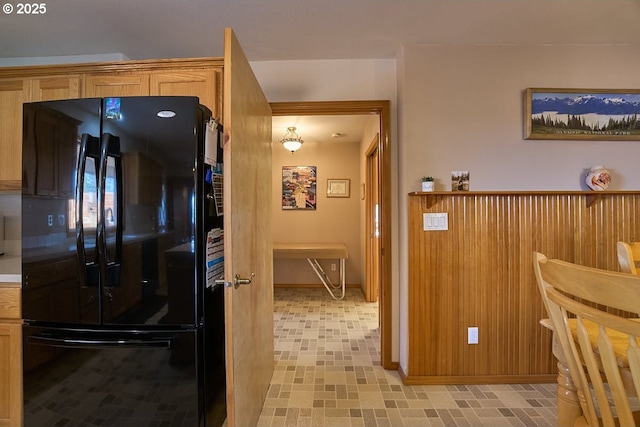 interior space with baseboards