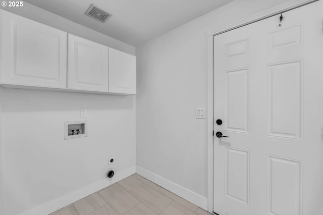 3612 NE 111th St, Vancouver, WA 98686 - washroom featuring hookup for a washing machine, cabinet space, baseboards, and electric dryer hookup