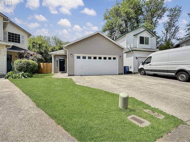 1916 SW 6th St, Battle Ground, WA 98604 - view of front of house with concrete driveway and an attached garage