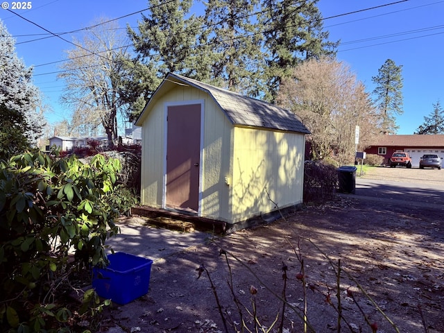 view of outbuilding