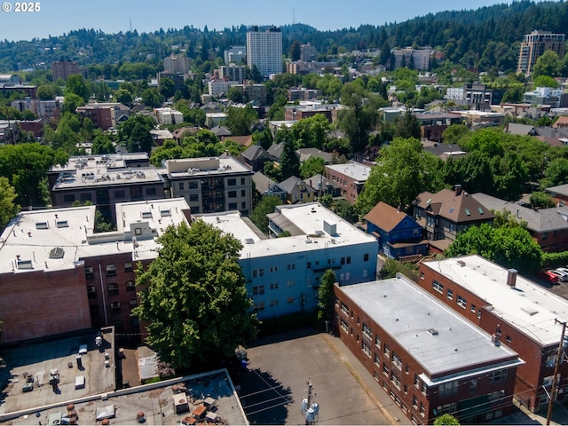 2127 NW Irving St # 202, Portland, OR 97210 - aerial view of a heavily wooded area