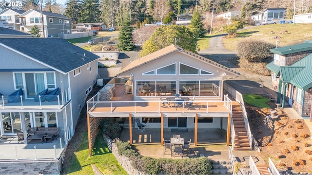 1508 NE Lake Dr, Lincoln City, OR 97367 - drone / aerial view